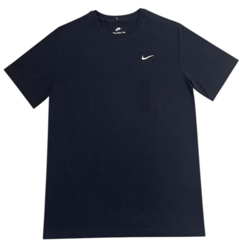 Nike Sportswear Swoosh T-Shirt Men’s Size M Black Embroidered Logo Tee NEW