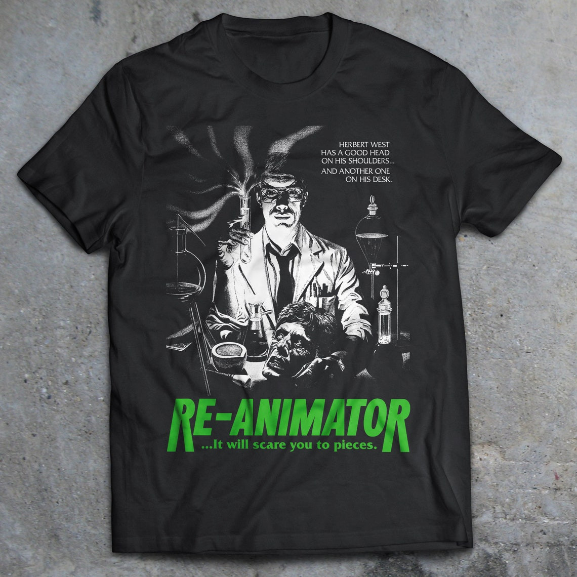 Re-Animator 1985 Horror Movie T-Shirt, 80’s Horror Shirt, Lost Boys, Unisex tee