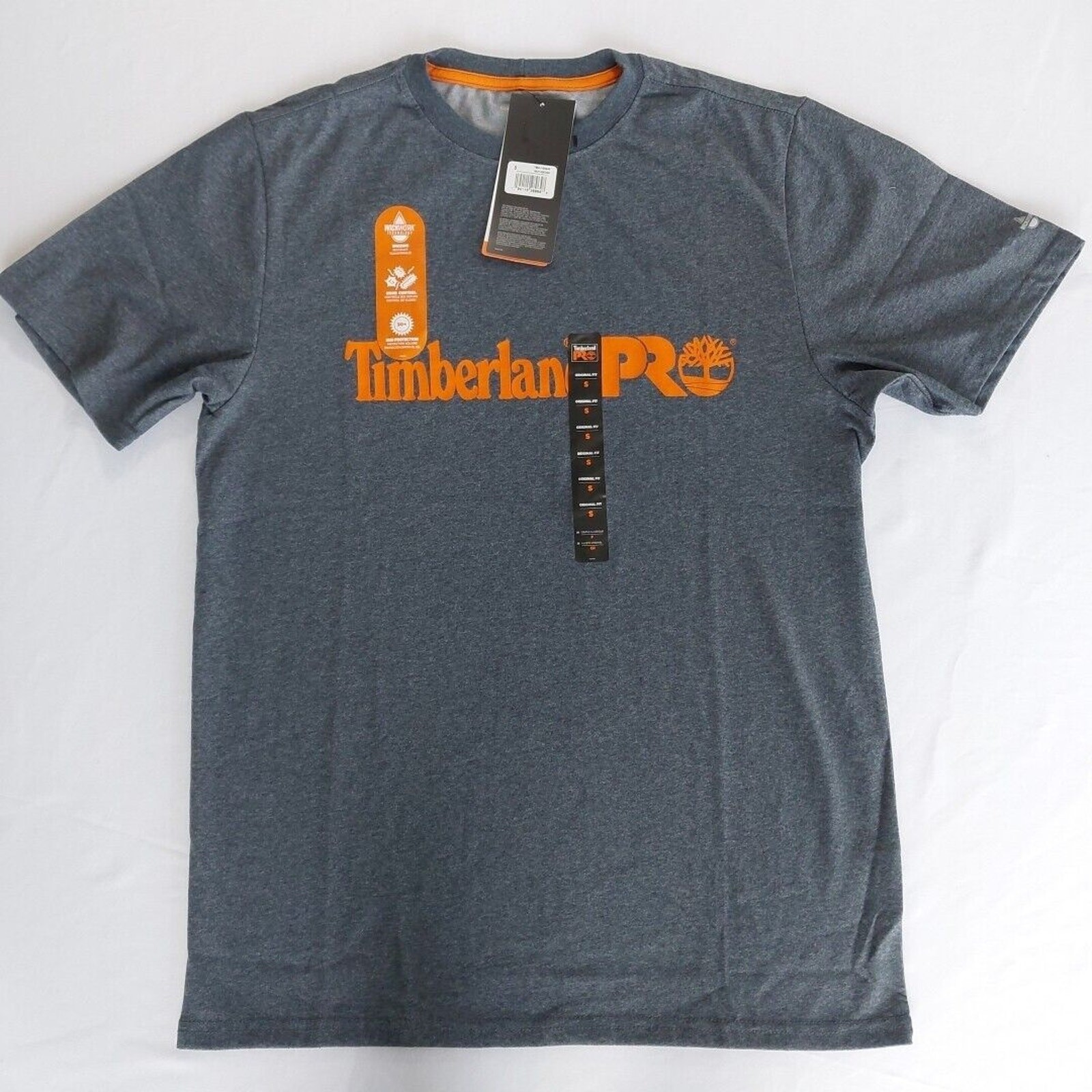 Timberland Pro Mens Workwear T-shirt Small Moisture Wicking Performance Tee