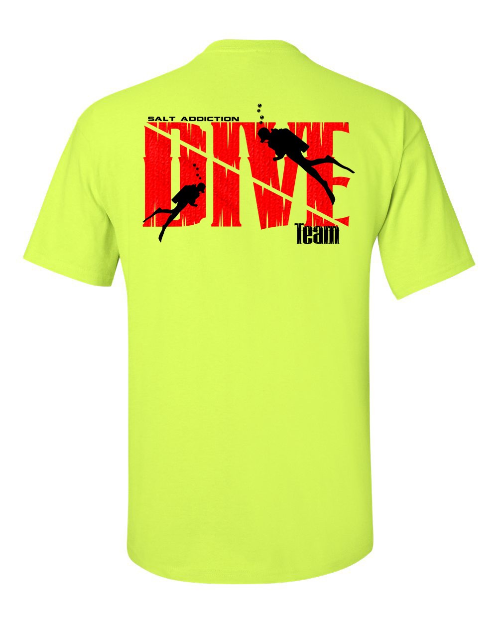 Salt Addiction scuba diving Short Sleeve T Shirt Ocean dive flag apparel
