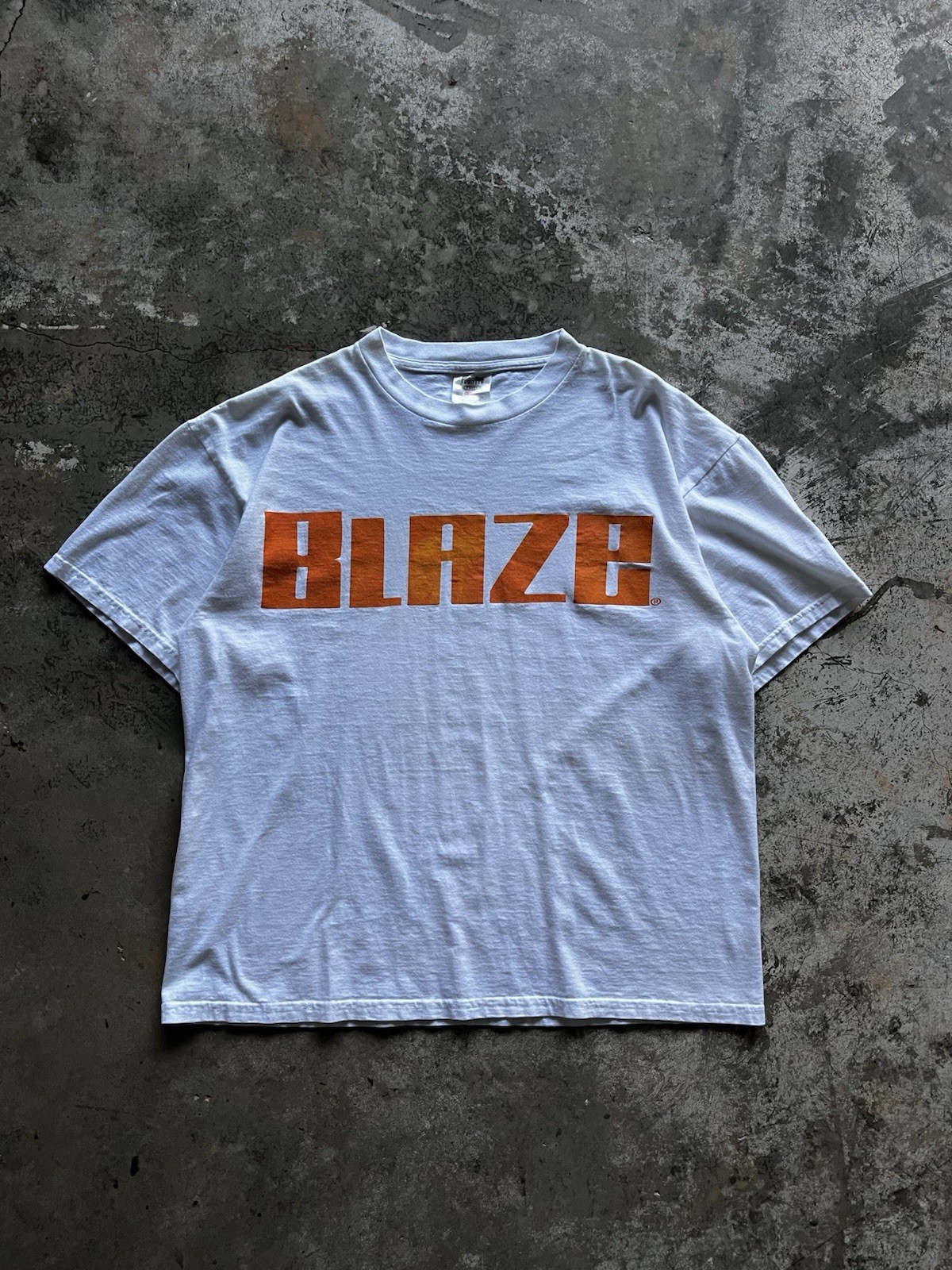Vintage 90s Blaze Hip Hop Magazine Promo Rap Tee Size XL Short Sleeve Y2K