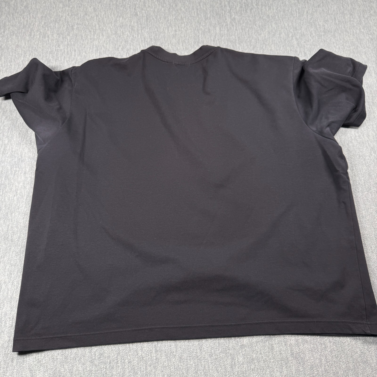Uniqlo Shirt Mens 3XL Black AIRism U Crew Neck Oversized Short Sleeve Blank Tee