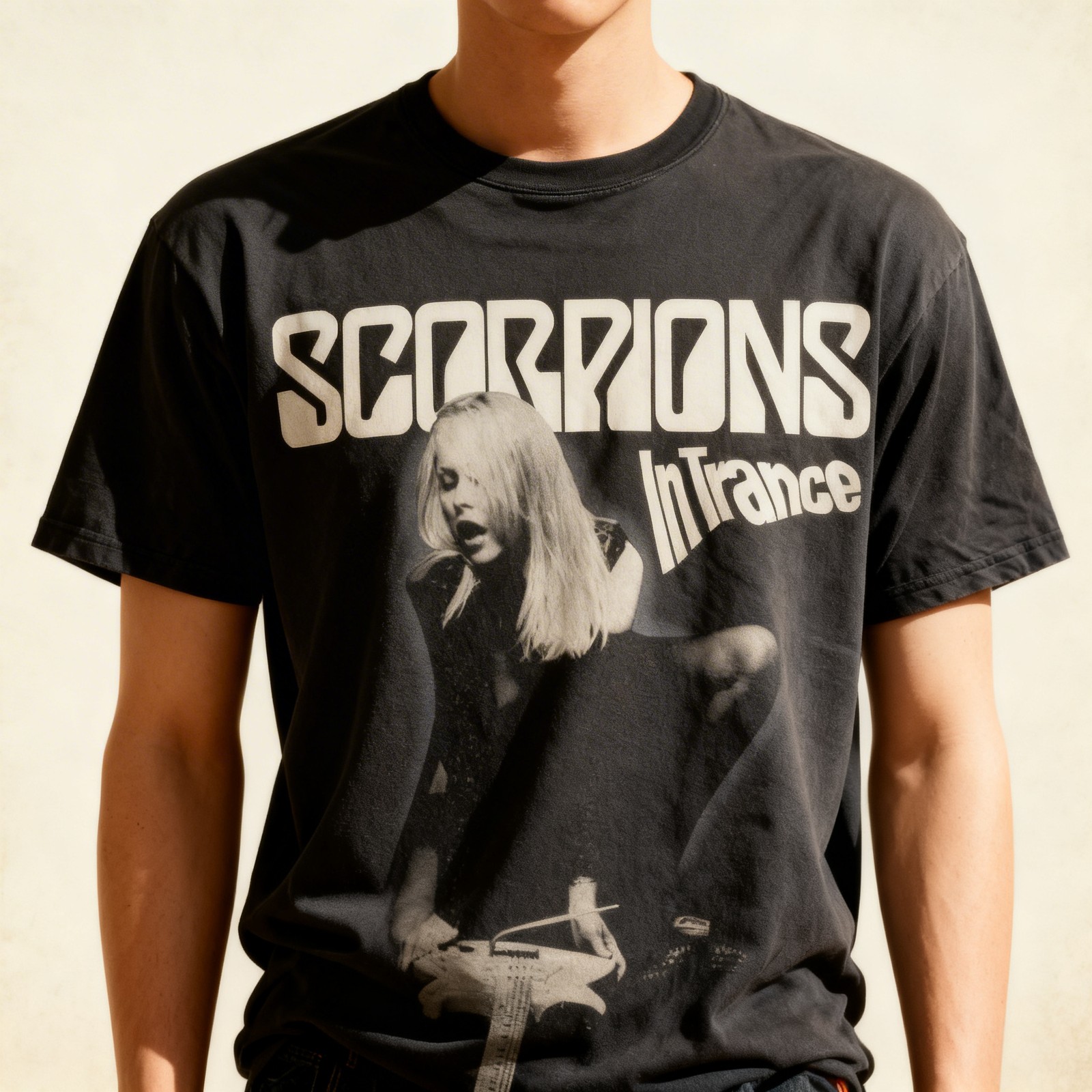 Scorpions In Trance T-Shirt Black Short Sleeve