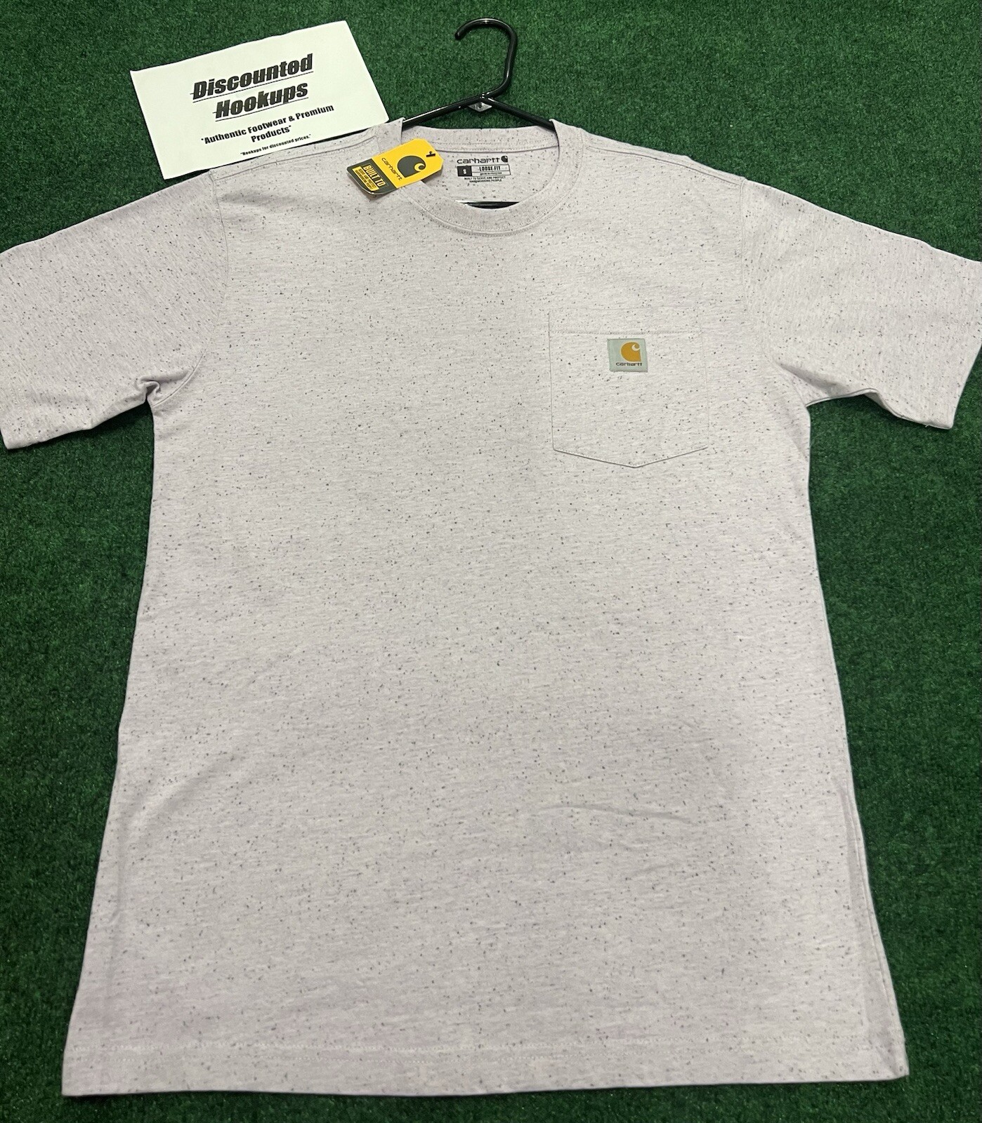 Carhartt Loose Fit Heavyweight S/S Pocket Mens Small & Medium Shirt NWT K87V39
