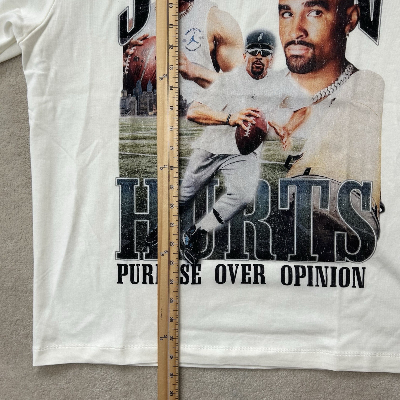 Nike Air Jordan Jalen Hurts TShirt Men’s Med Purpose Over Opinion Graphic Rare