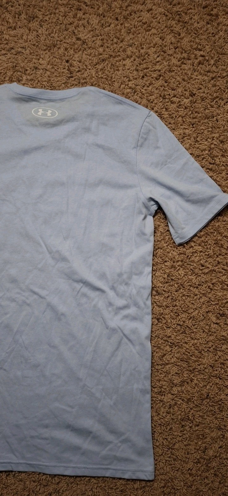 Under Armour LIGHT BLUE Mens Size Small UA Loose Short Sleeve T-Shirt NWT