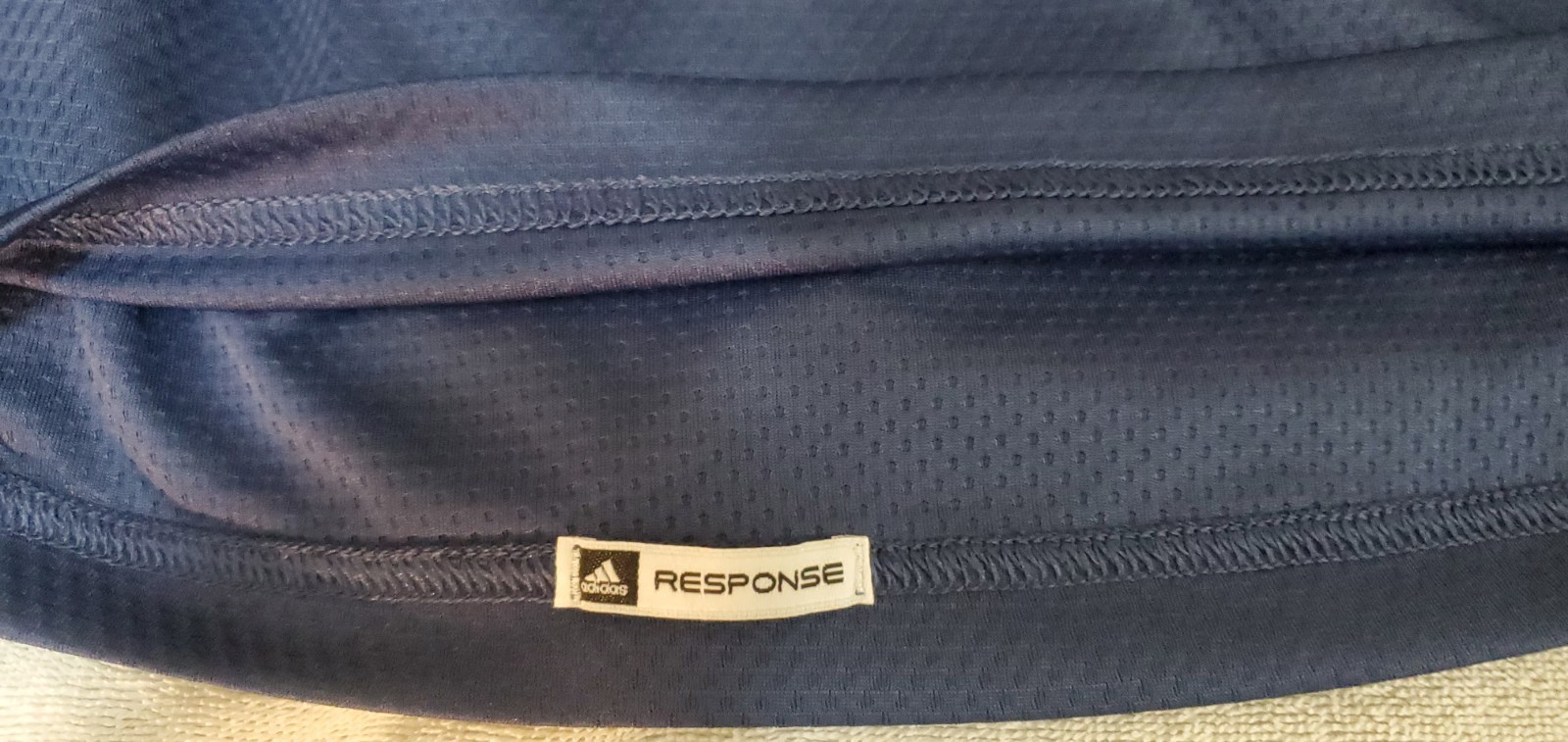 Adidas Climacool Performance Response LS Shirt Men’s Blue 3 Stripes Medium