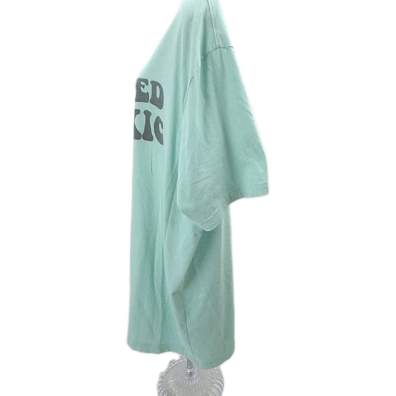 Unisex T-shirt Graphic Tatted & Toxic Size 3 XL Light Green Short Sleeve