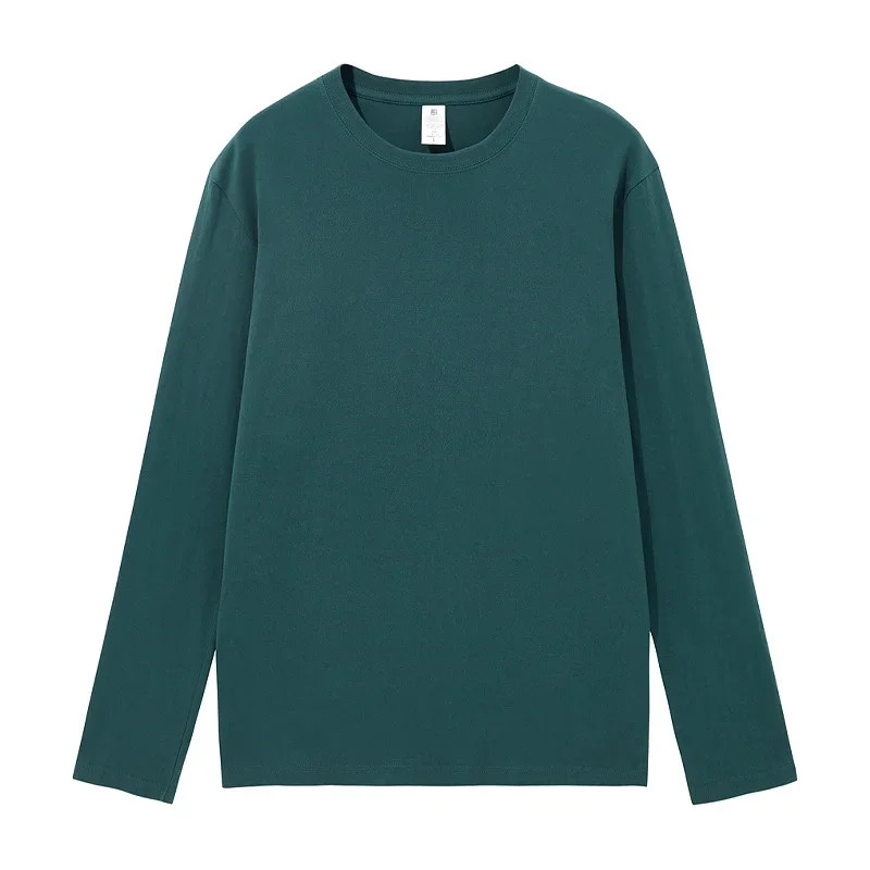2026 New Combed Compactall Cotton Heavy Round Neck Solid Color