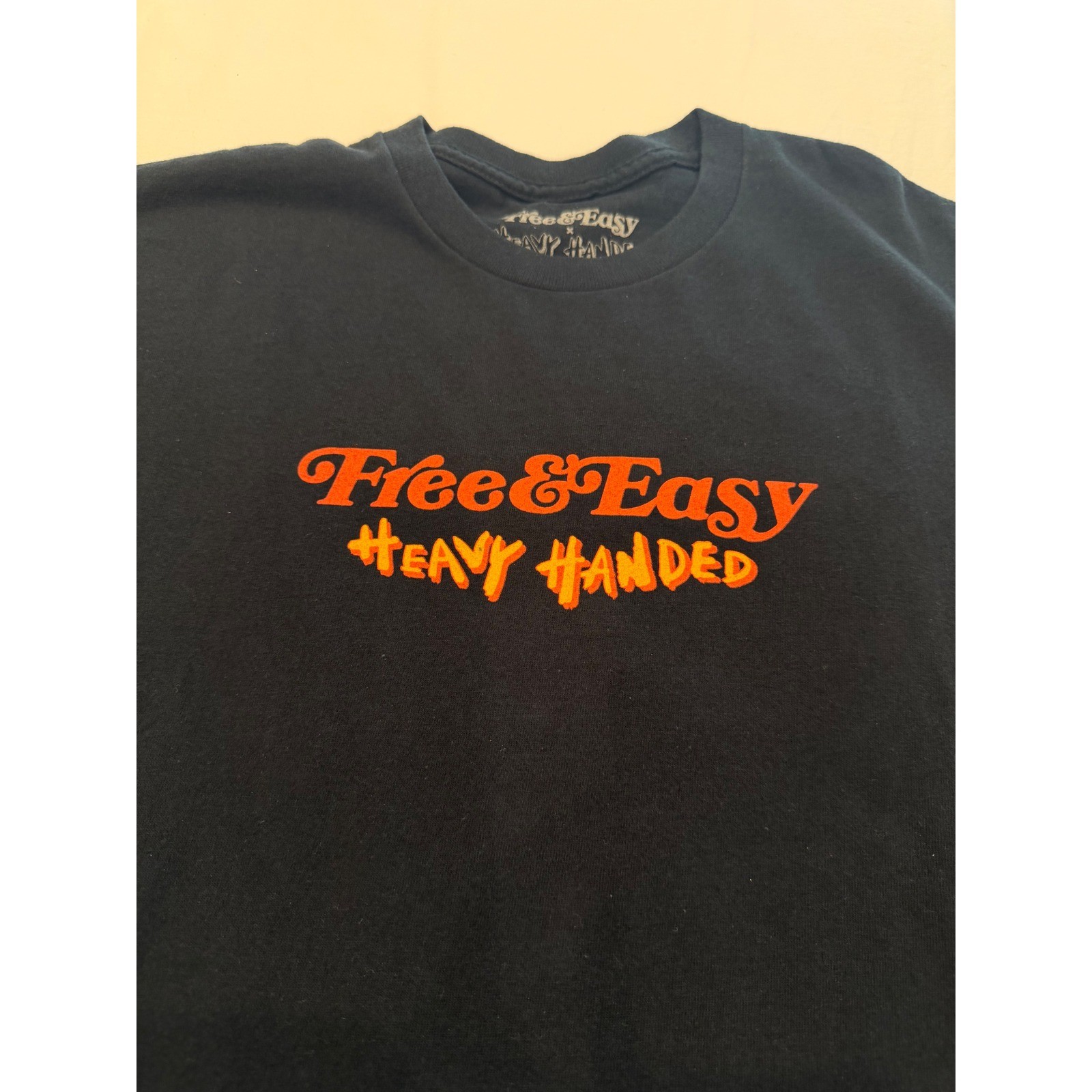Free & Easy x Heavy Handed Silver Lake Dont Trip Graphic T-Shirt Black Medium