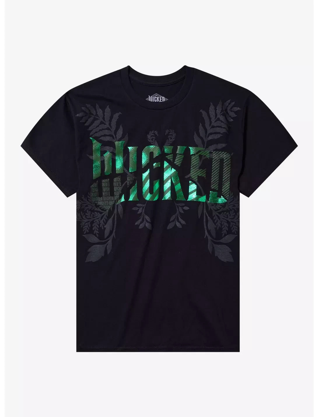 Wicked: For Good – Green Foil Logo *Medium* T-Shirt – NEW!