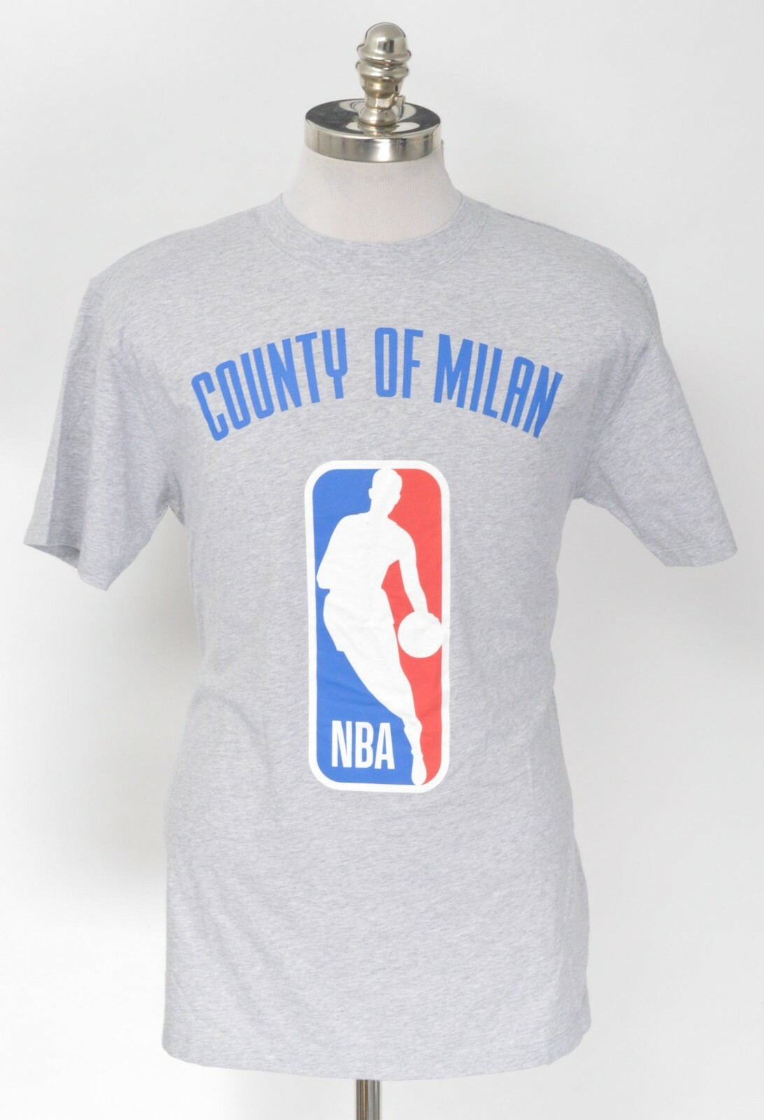 New $460 MARCELO BURLON County of Milan Collab NBA Cotton S/S T-Shirt Sz 2XS