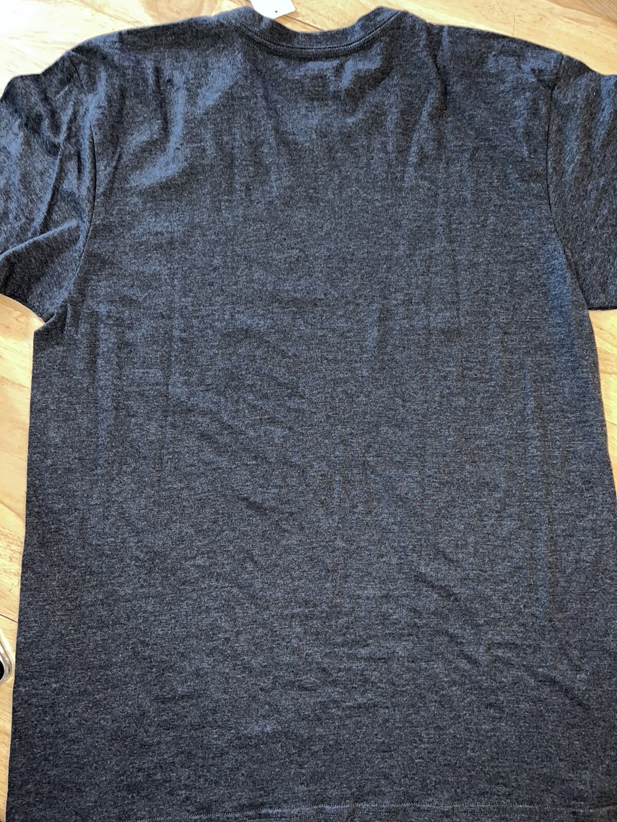 XL CSG Mens T-Shirt 100% Cotton V-Neck Short Sleeve Solid Gray BNWT