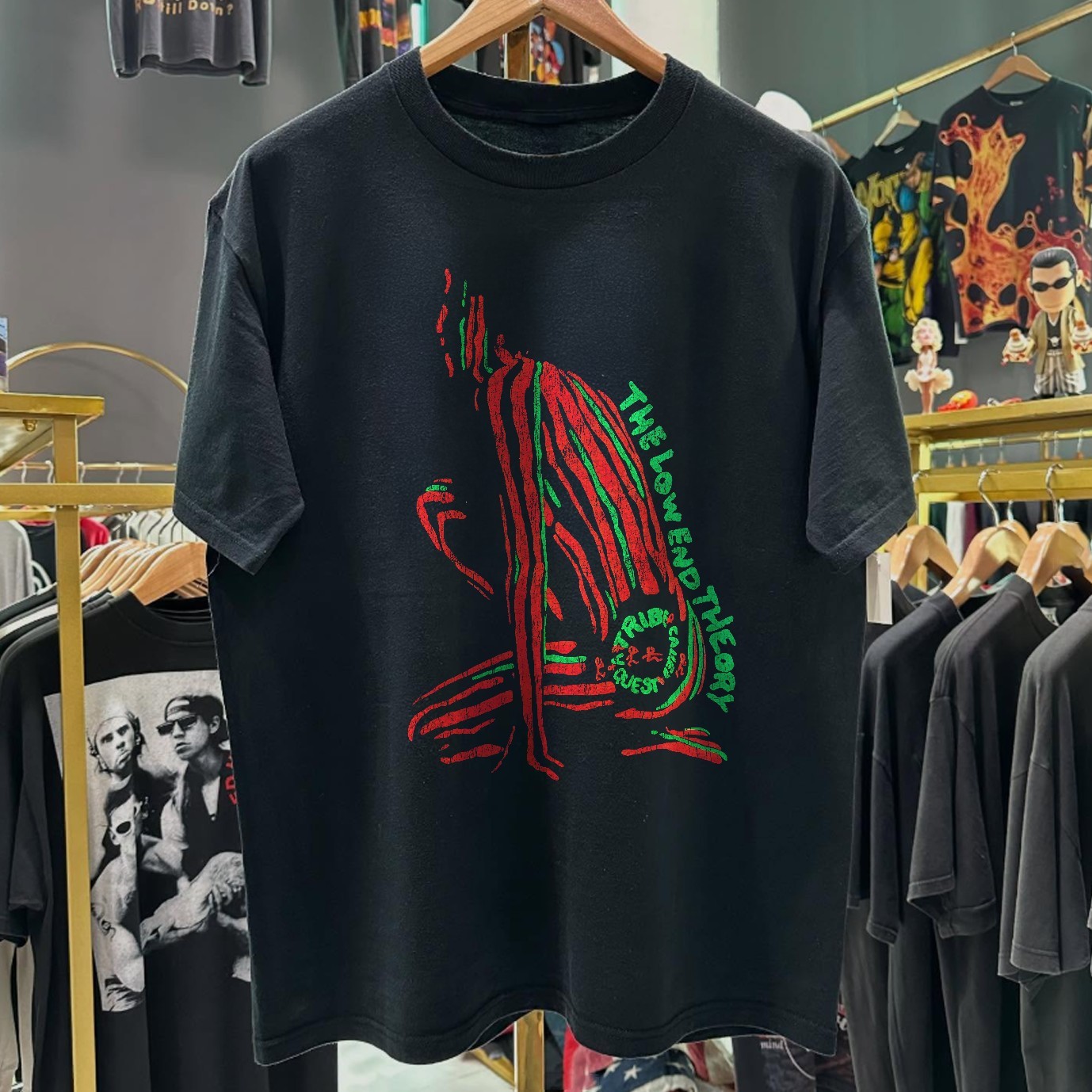 1991 Tribe Called Quest Low End Theory Classic T-Shirt Black L