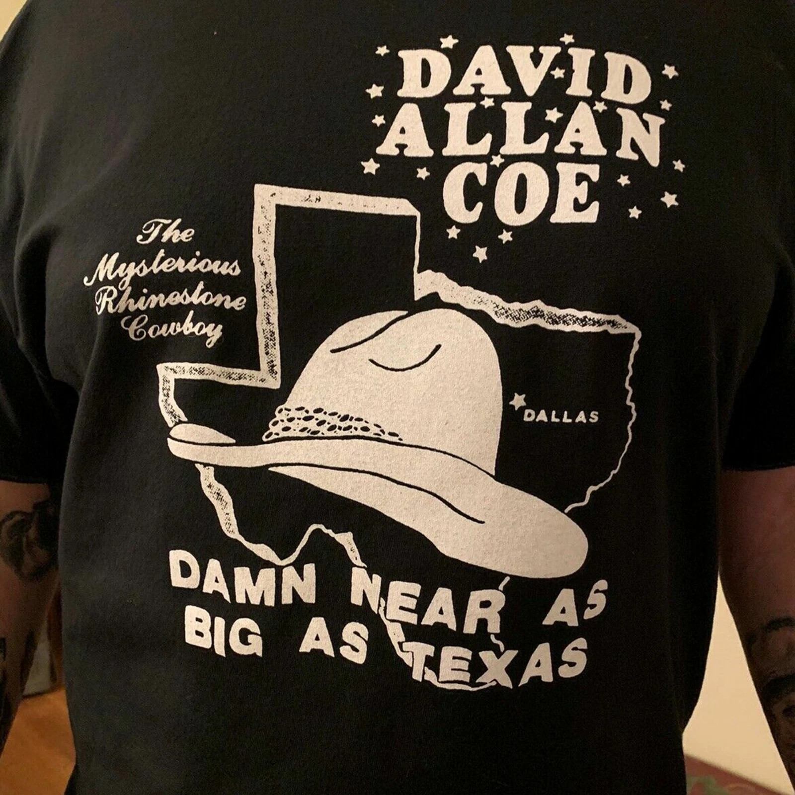 David Allan Coe memory T-shirt black Short sleeve All sizes S to 5Xl XZ571