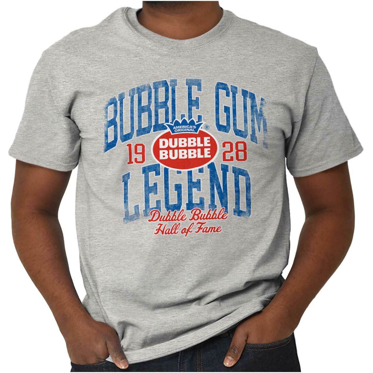 Vintage Dubble Bubble Gum Legend Sports Logo Womens or Mens Crewneck T Shirt Tee