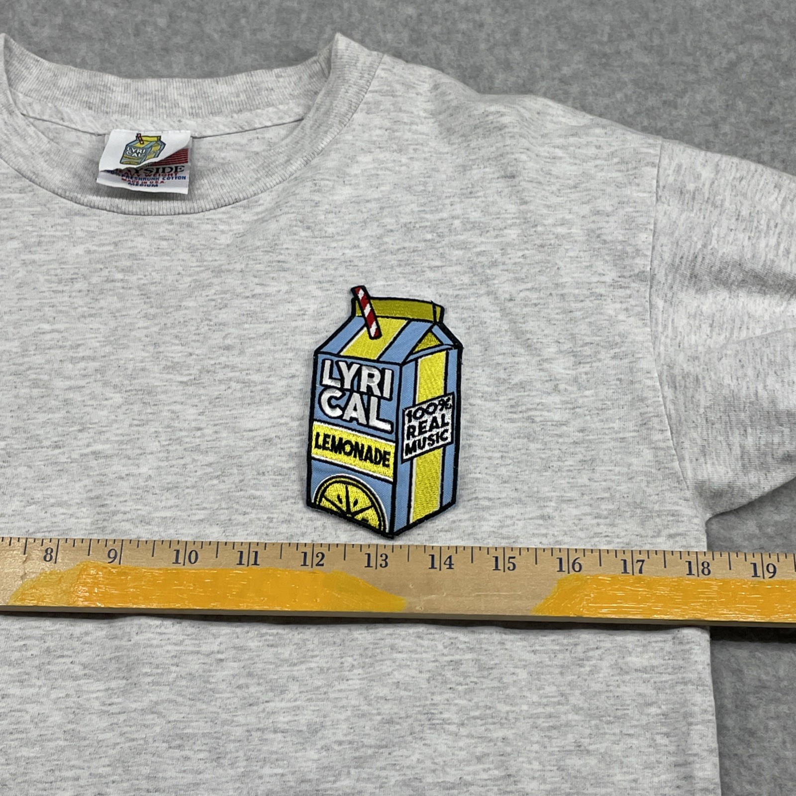 Lyrical Lemonade Juice Box Patch Shirt Medium USA Designer Streetwear
