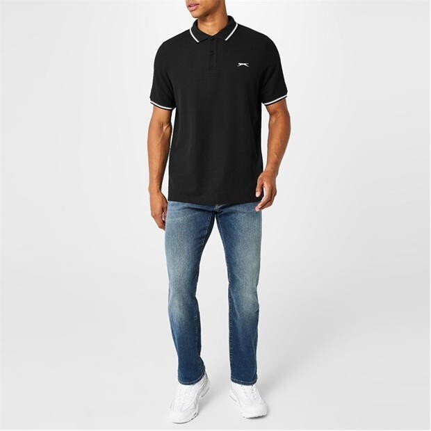 SLAZENGER POLO SHIRT T SHIRT PIQUE GOLF TENNIS S M L XL XXL 2XL 3XL 4XL