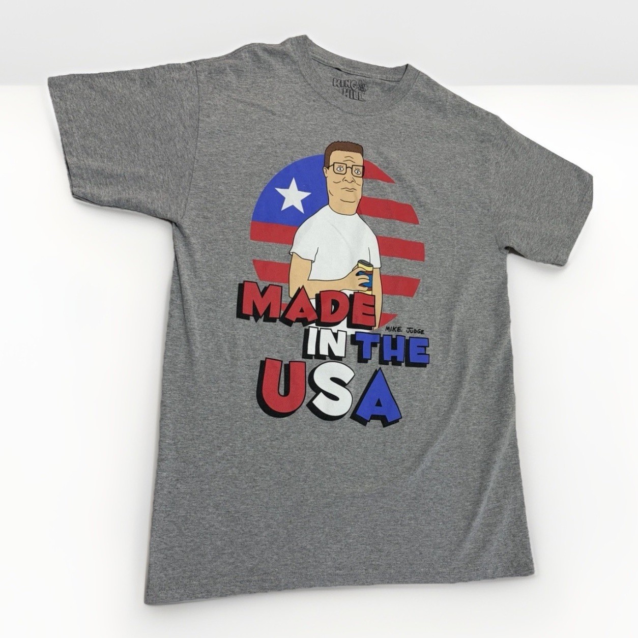 King Of The Hill Hank Hill Made In The USA Graphic Tee Mens Medium