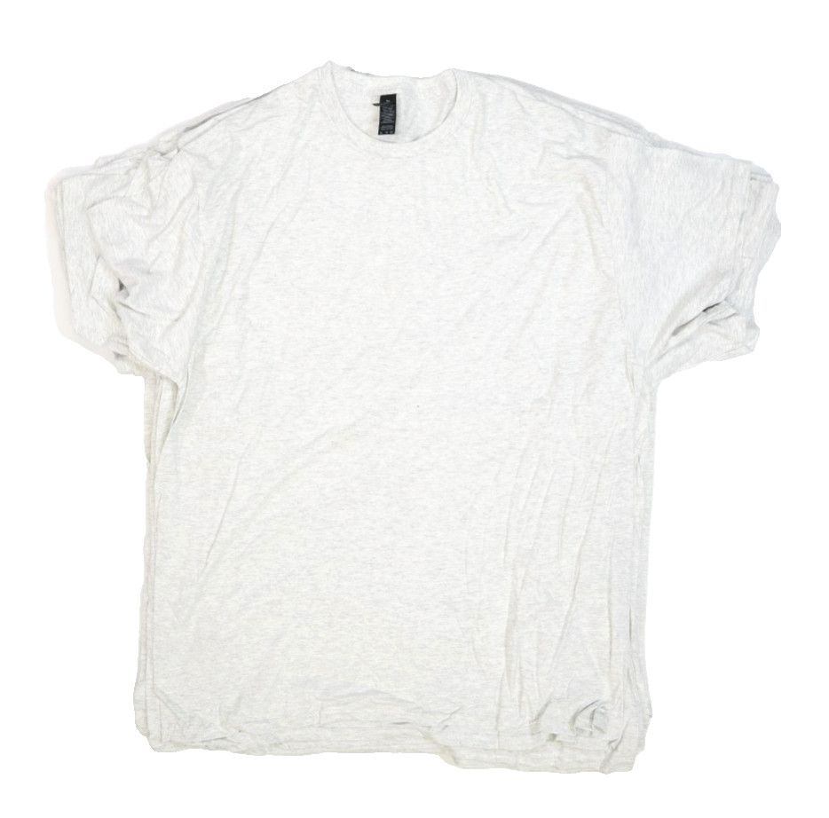 Gildan Light Cotton Blank Short Sleeve Plain Ash Grey T-Shirt Mens XL Lot Of 12