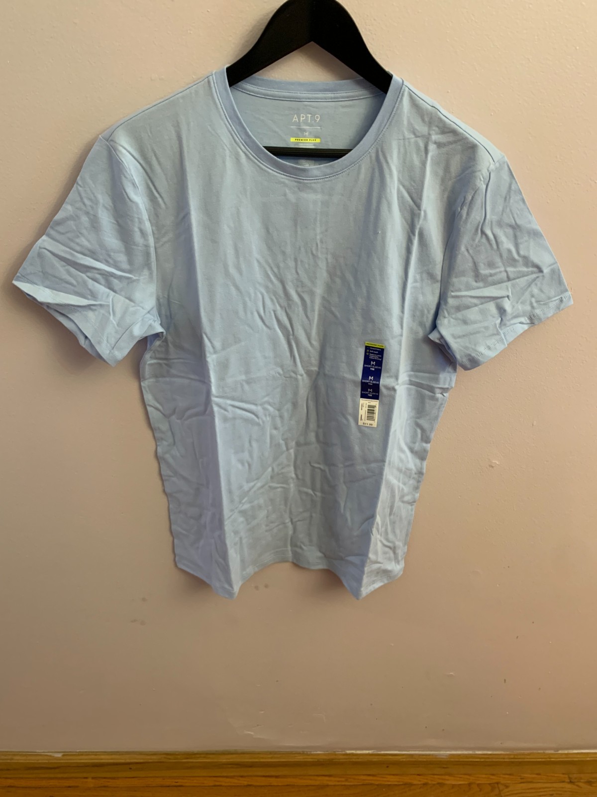 Men’s Premier Flex Short Sleeve Crewneck Tee Shirt (Frost Wind)