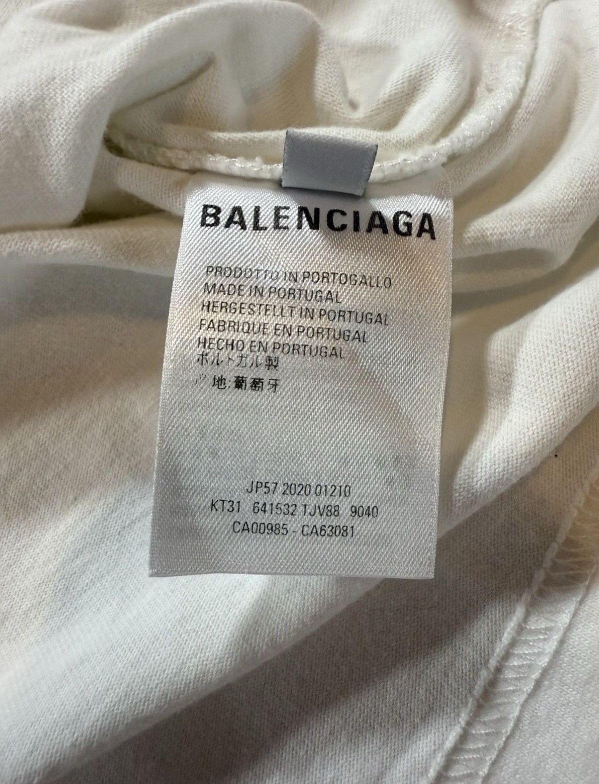 Balenciaga Oversized Arrow No Wifi Logo Print S/S $650 T-Shirt *New With Tags*
