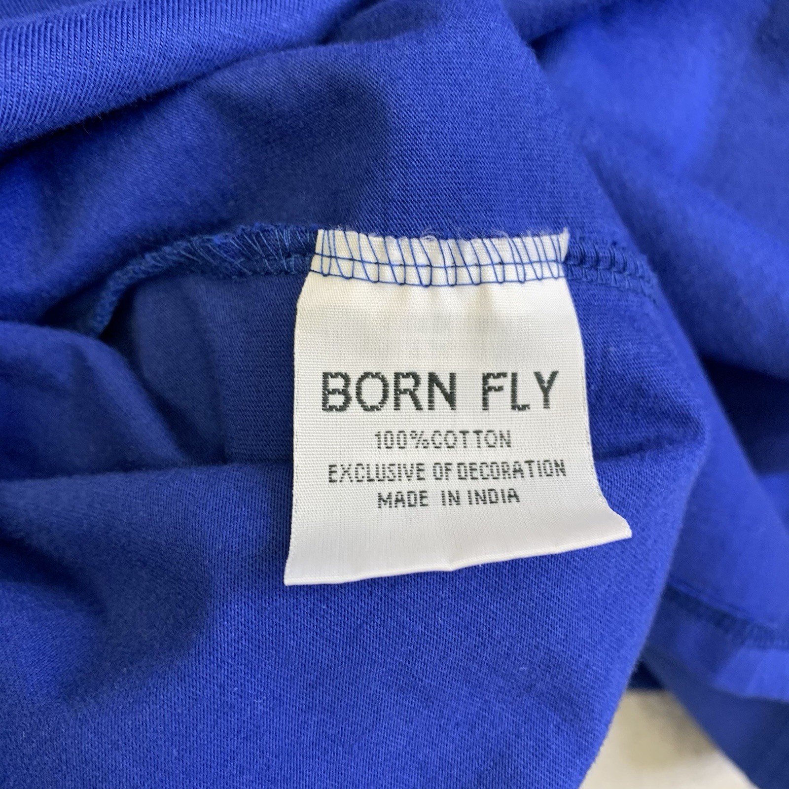 Born Fly Accepted Everywhere Royal Blue Men’s Short Sleeve T-Shirt Sz 2XL