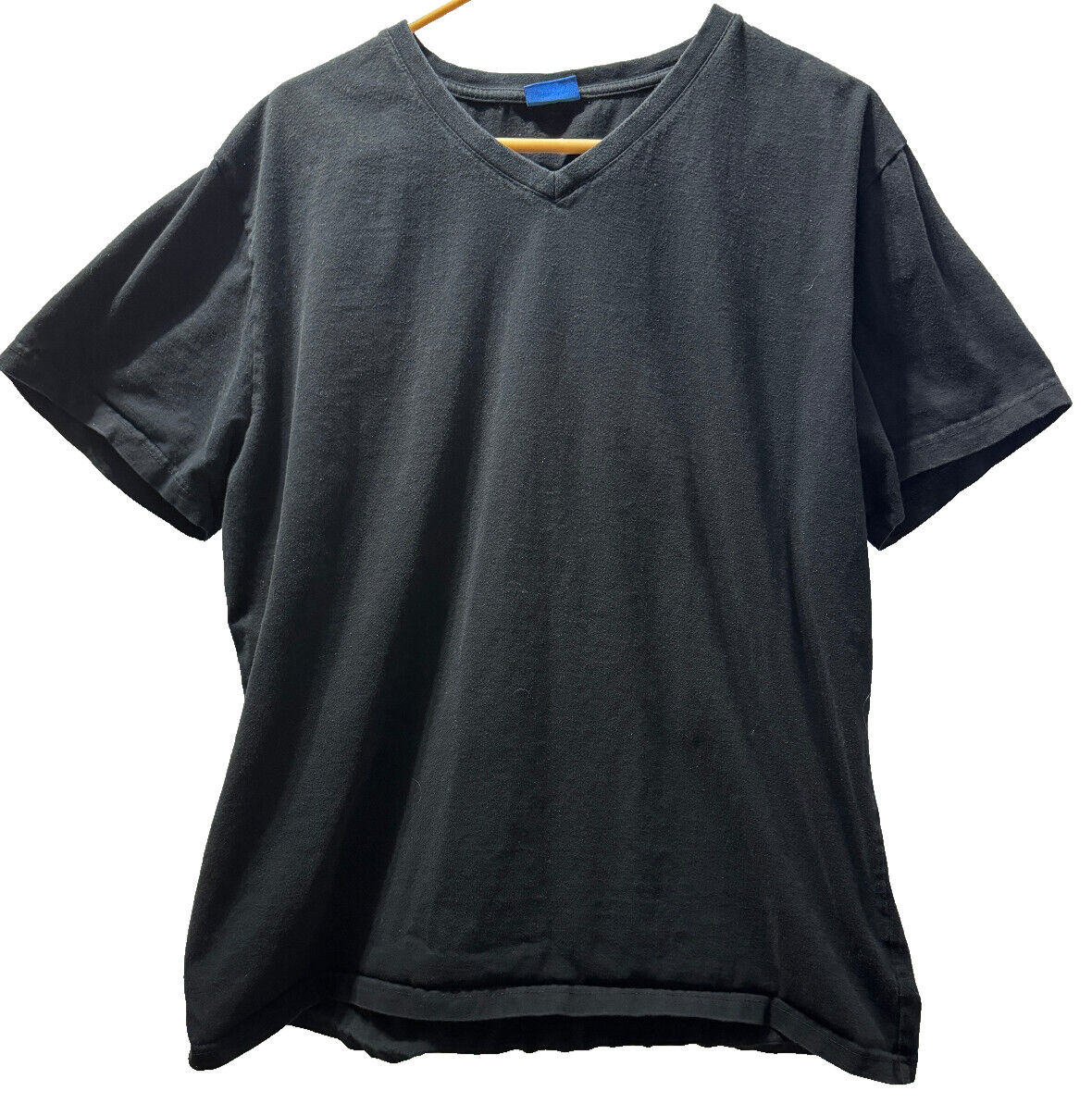 City Lab Tee Shirt T-Shirt Short Sleeve Mens Size 3XL Black Cotton V Neck