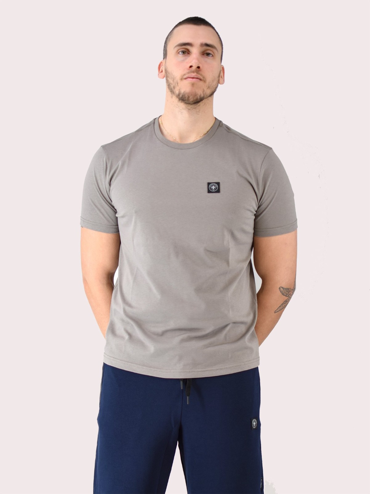 🔵 Three Stroke – Men’s Minimum 0011-SS25 Grey T-Shirt New SS26