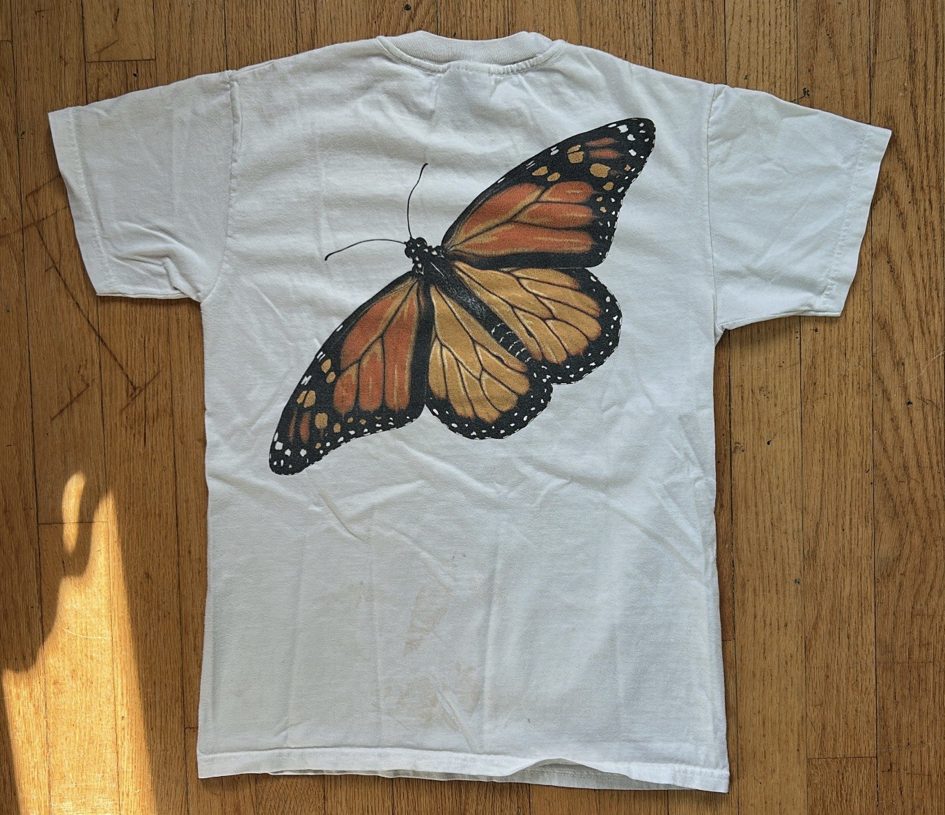 Vintage 1992 Liberty Graphics Monarch butterfly metamorphosis T-shirt