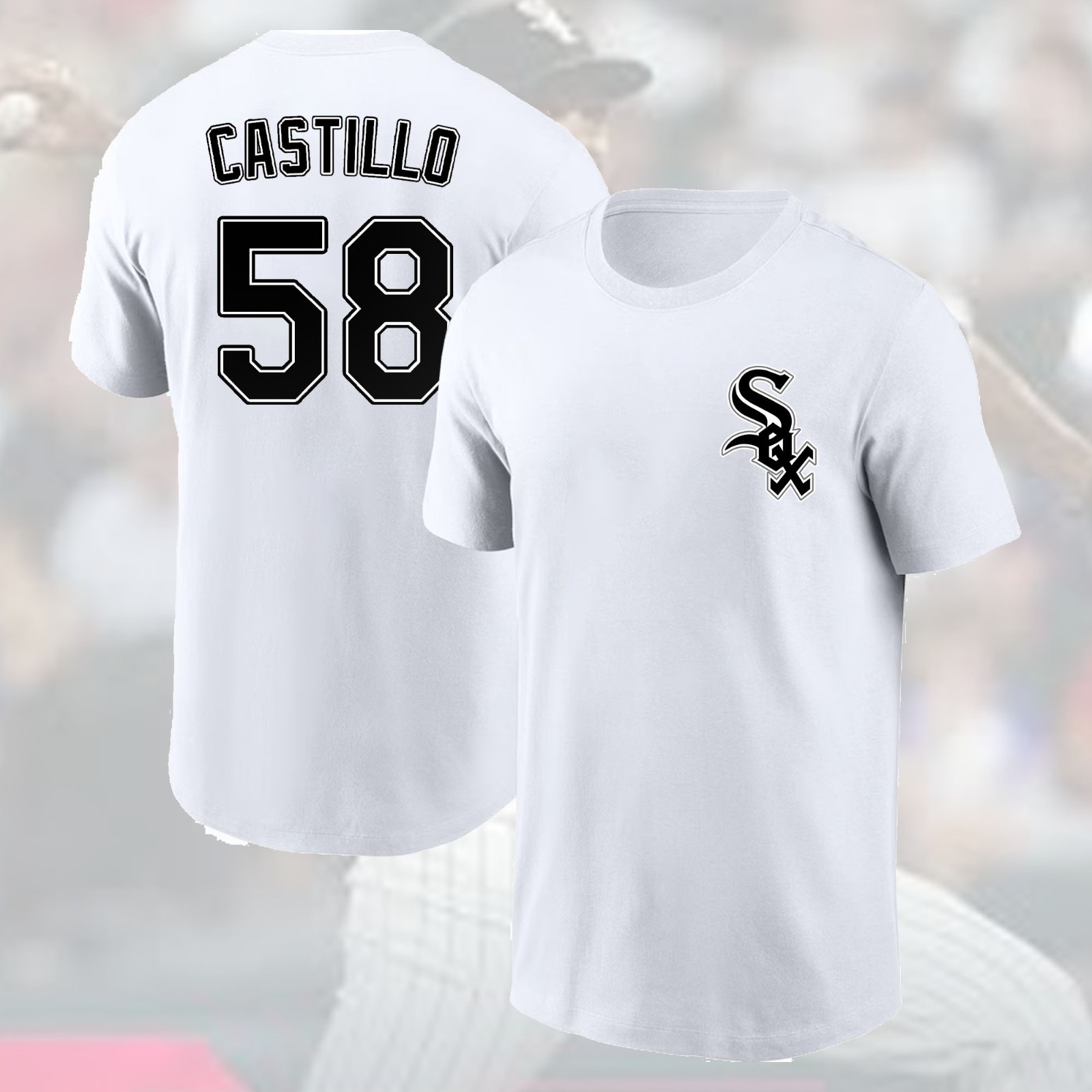 NEW HOT! Luis Castillo #58 Chicago White Sox 2026 Name & Number Gift For Fans
