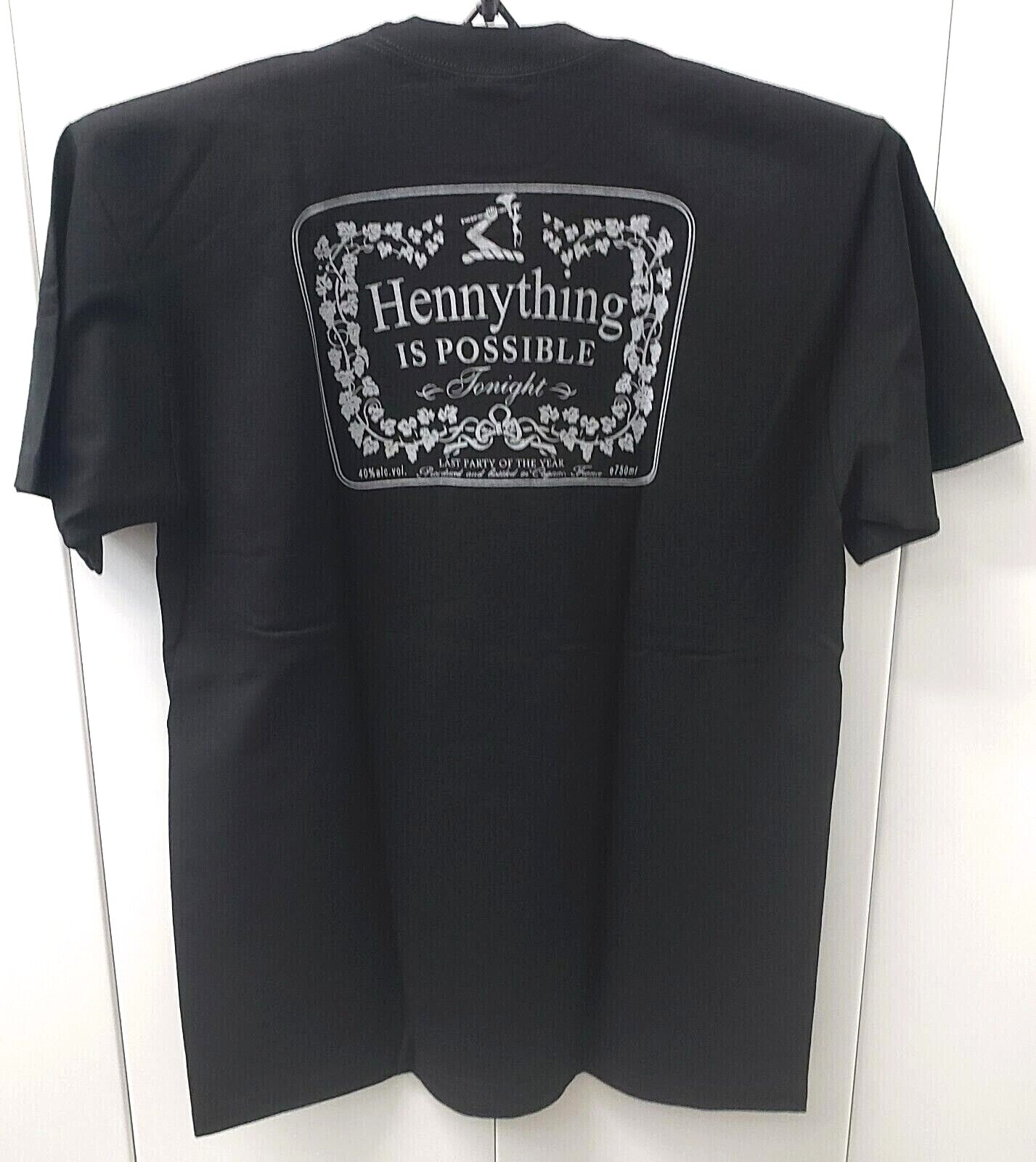 Drinking T-shirt Alcohol Liquor Urban Streetwear Tee Men’s Black New