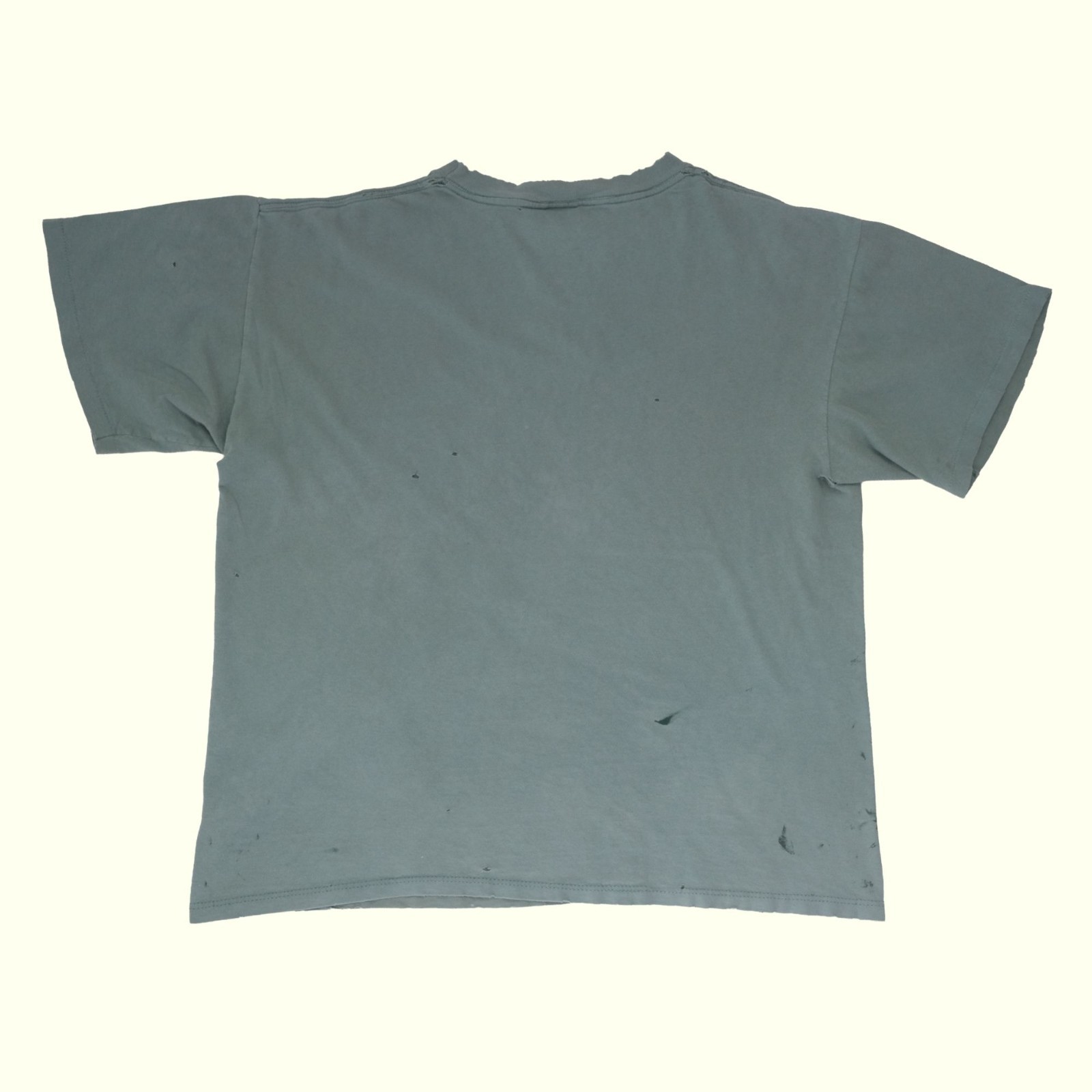 AMERICAN EAGLE VTG 90s USA MADE OUTDOOR CANOEING GRAPHIC GREEN T SHIRT SZ L