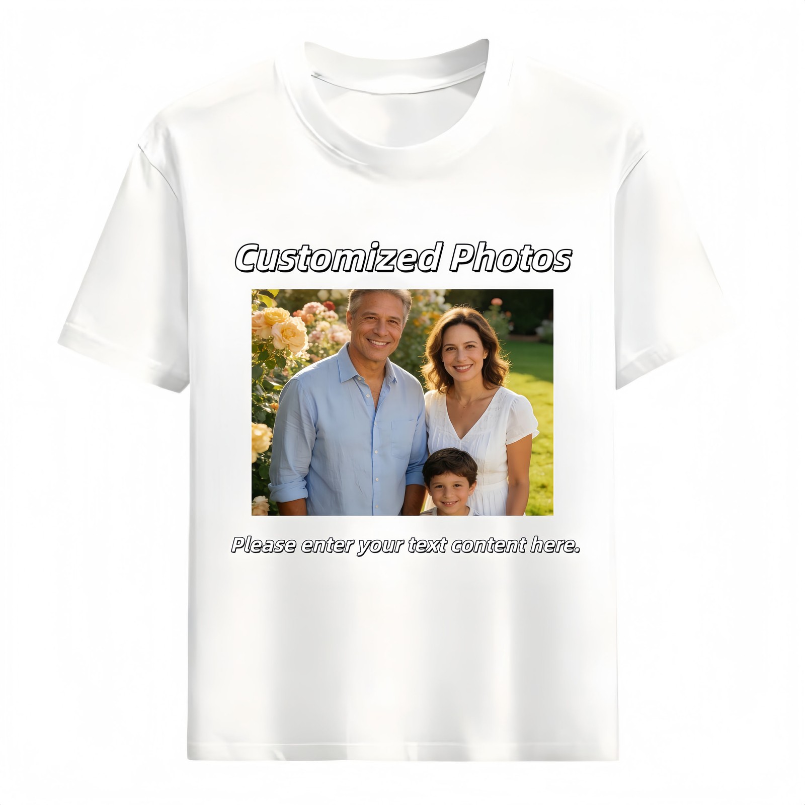 Personalized Customized T-Shirt Design – Design Your Own Cotton Shirt