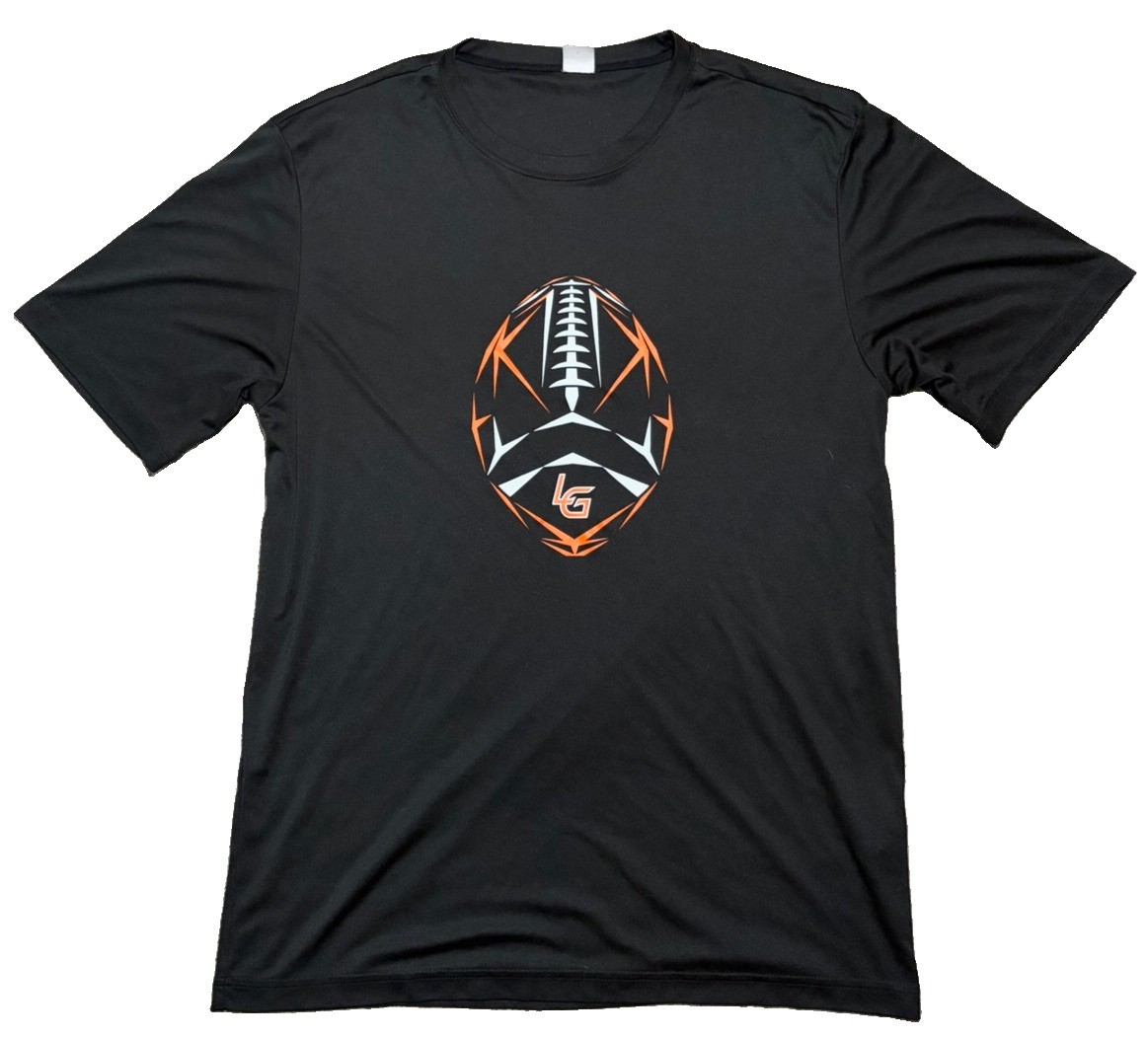 Sport-Tek Men’s LG Football High School Athletics Polyester Sporty T-Shirt -Sz L