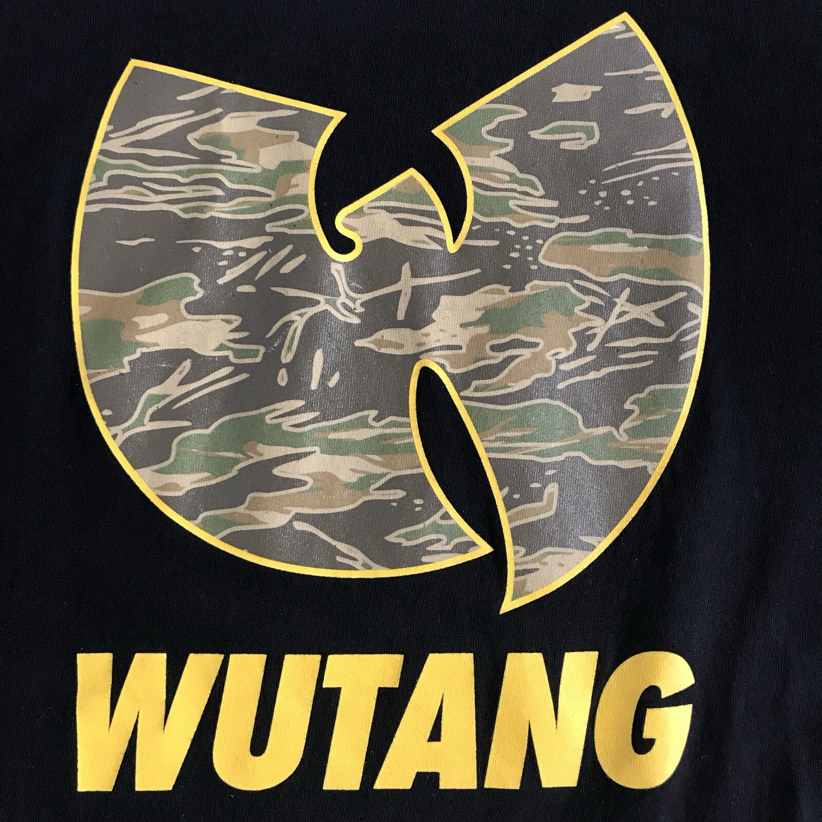 🔴Wu-Tang Shirt Size Large Camouflage WuTang Gza Killarmy Rza