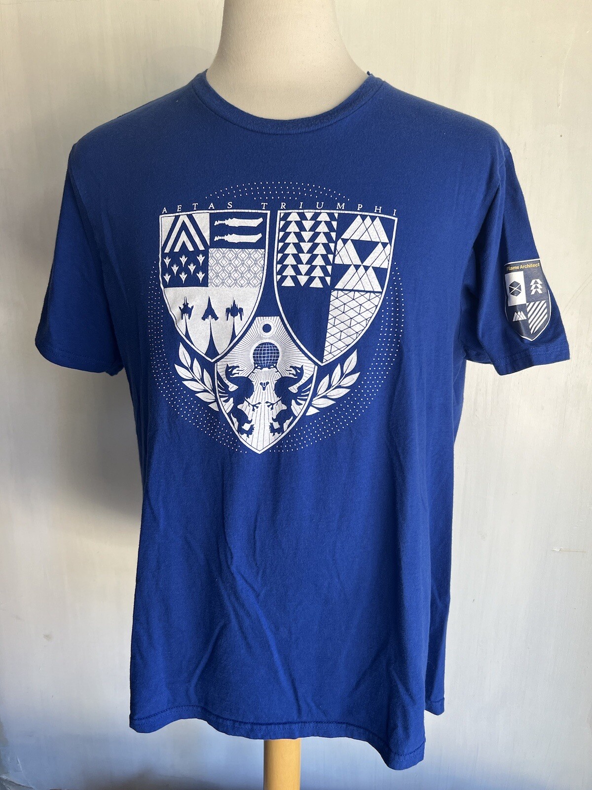 DESTINY (2014) Official Men’s Aetas Triumphi “Flame Architect” T-Shirt Size XL