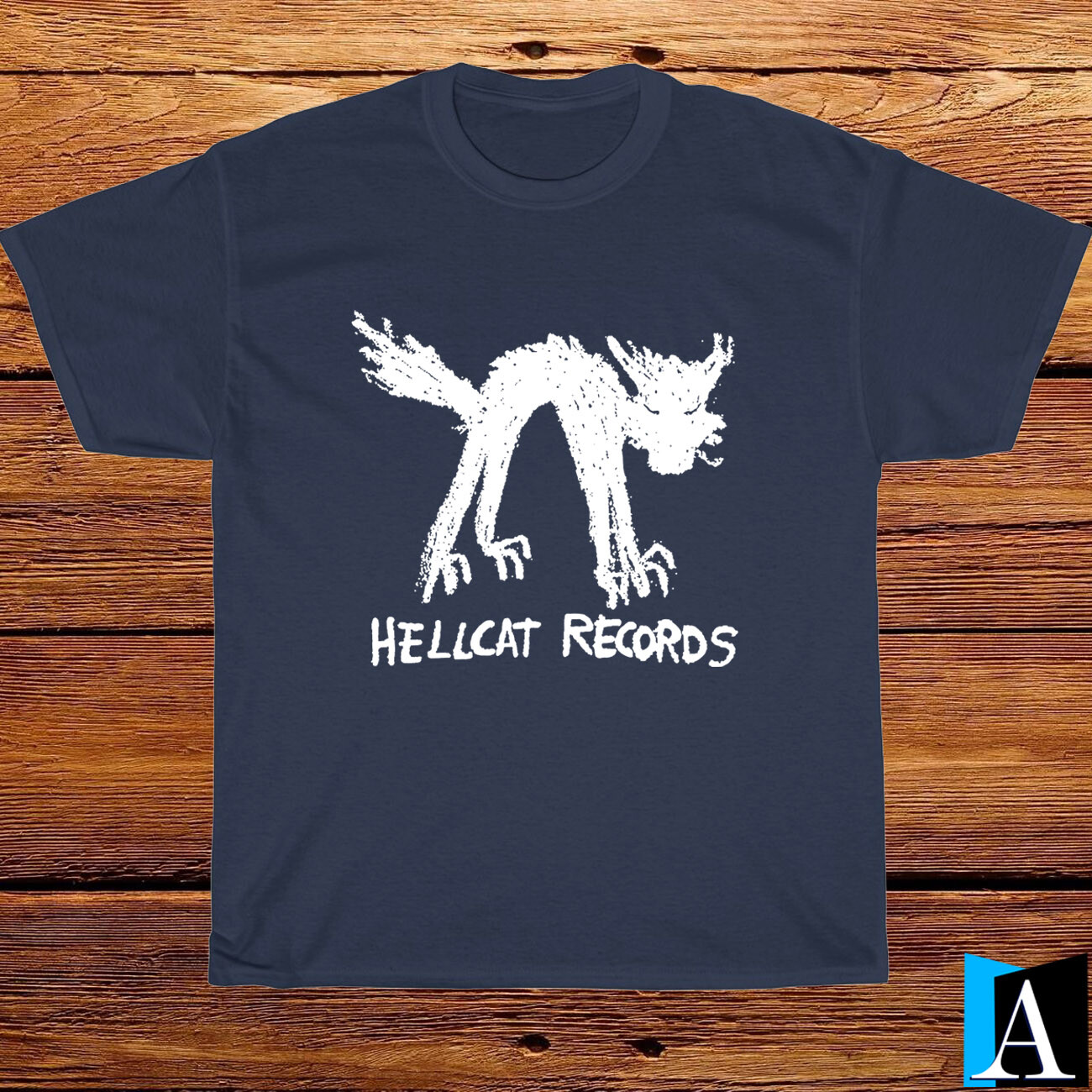 New Shirt Hellcat Records Artists Label Logo Black/White/Grey/Navy T-Shirt S-5XL
