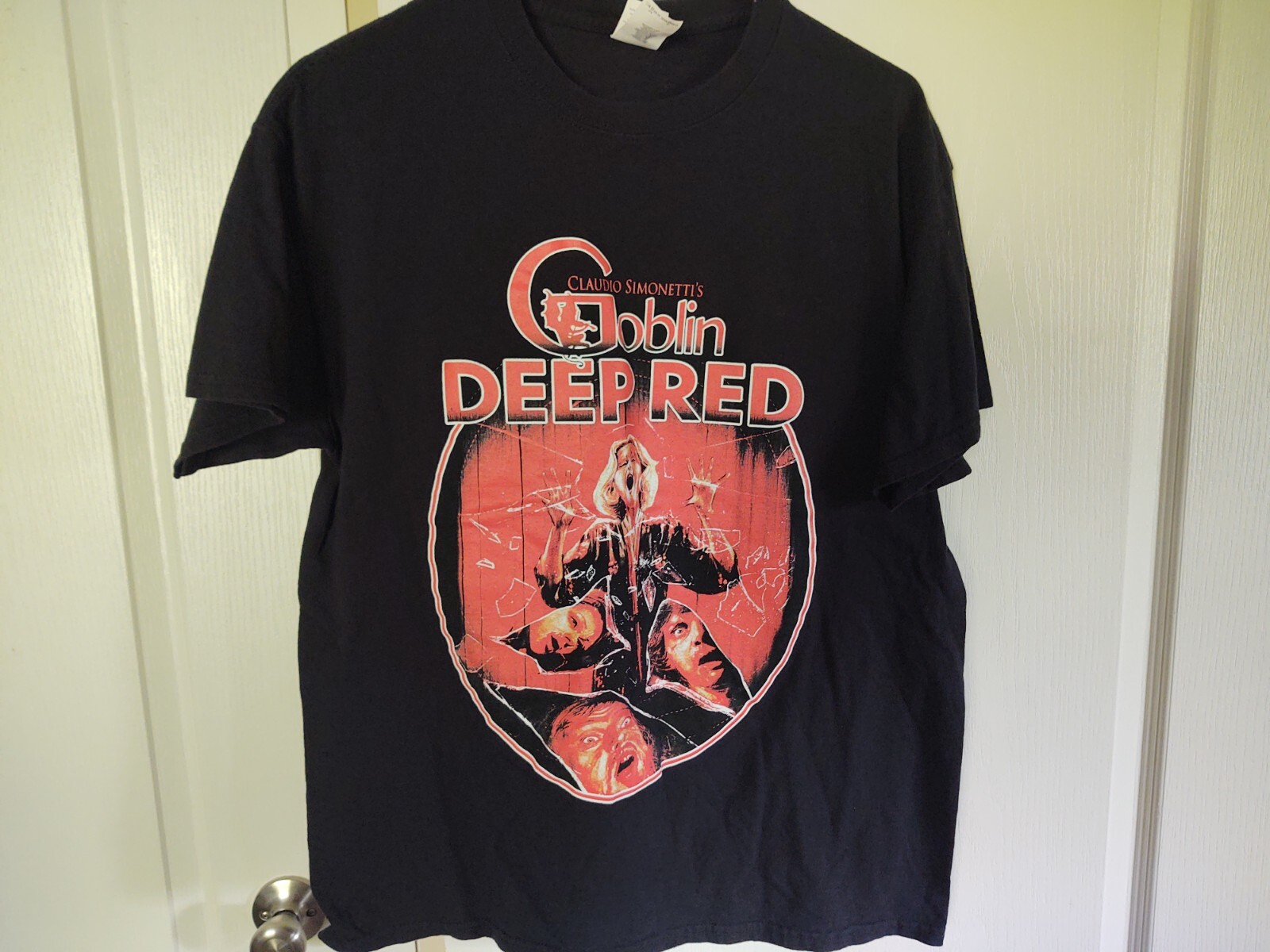 Goblin Claudio Simonetti Deep Red 2019 Tour T-Shirt Size Large SS