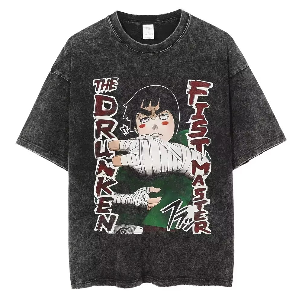New Hip Hop Vintage T-shirt Men Streetwear Harajuku Japanese Anime 2026 Print Te
