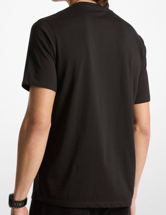 Michael Kors Men’s Logo Cotton T-Shirt Black