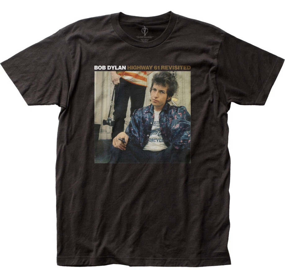 Bob Dylan Highway 61 Revisited T Shirt Mens Rock and Roll Music