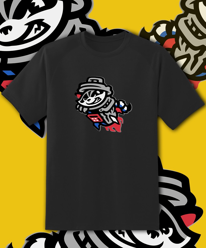 Rock City Trash Pandas Milb Team Logo T Shirt Youth M – Adult 6XL Fast Ship!