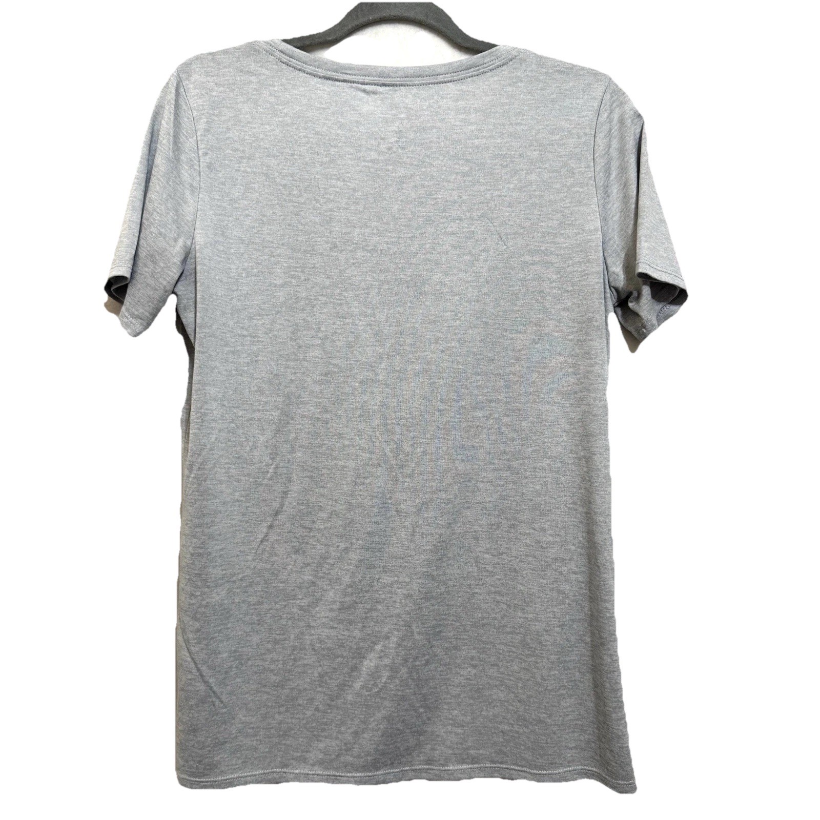 Nike Dri-FIT Women’s Scoop Neck T-Shirt Gray MEDIUM Athletic Short Sleeve Tee