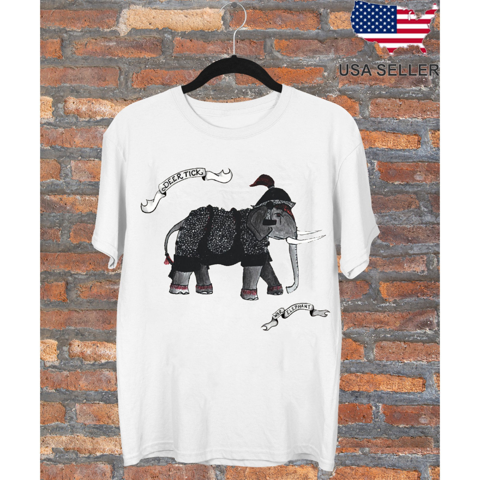 War Elephant Deer Tick Band Unisex Shirt S-5XL NI196