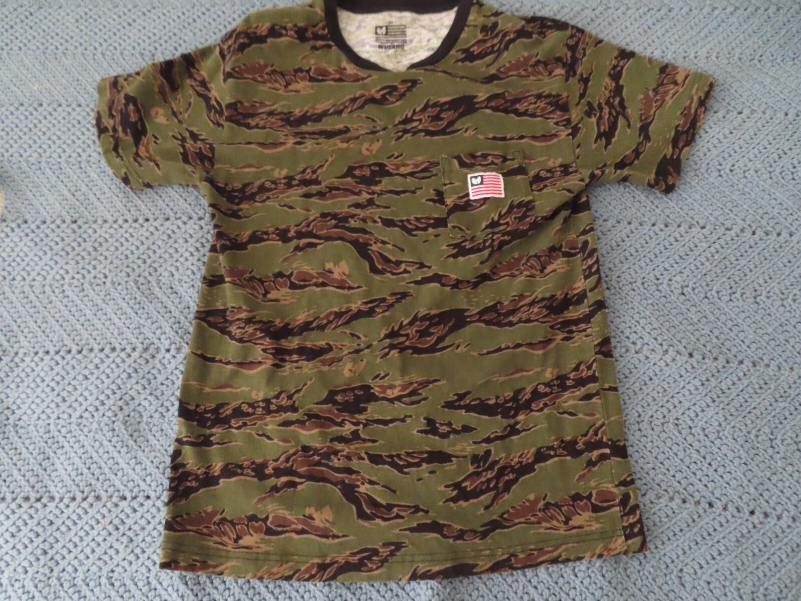 rare Wutang Brand Limited Men’s camo T-Shirt M made in usa