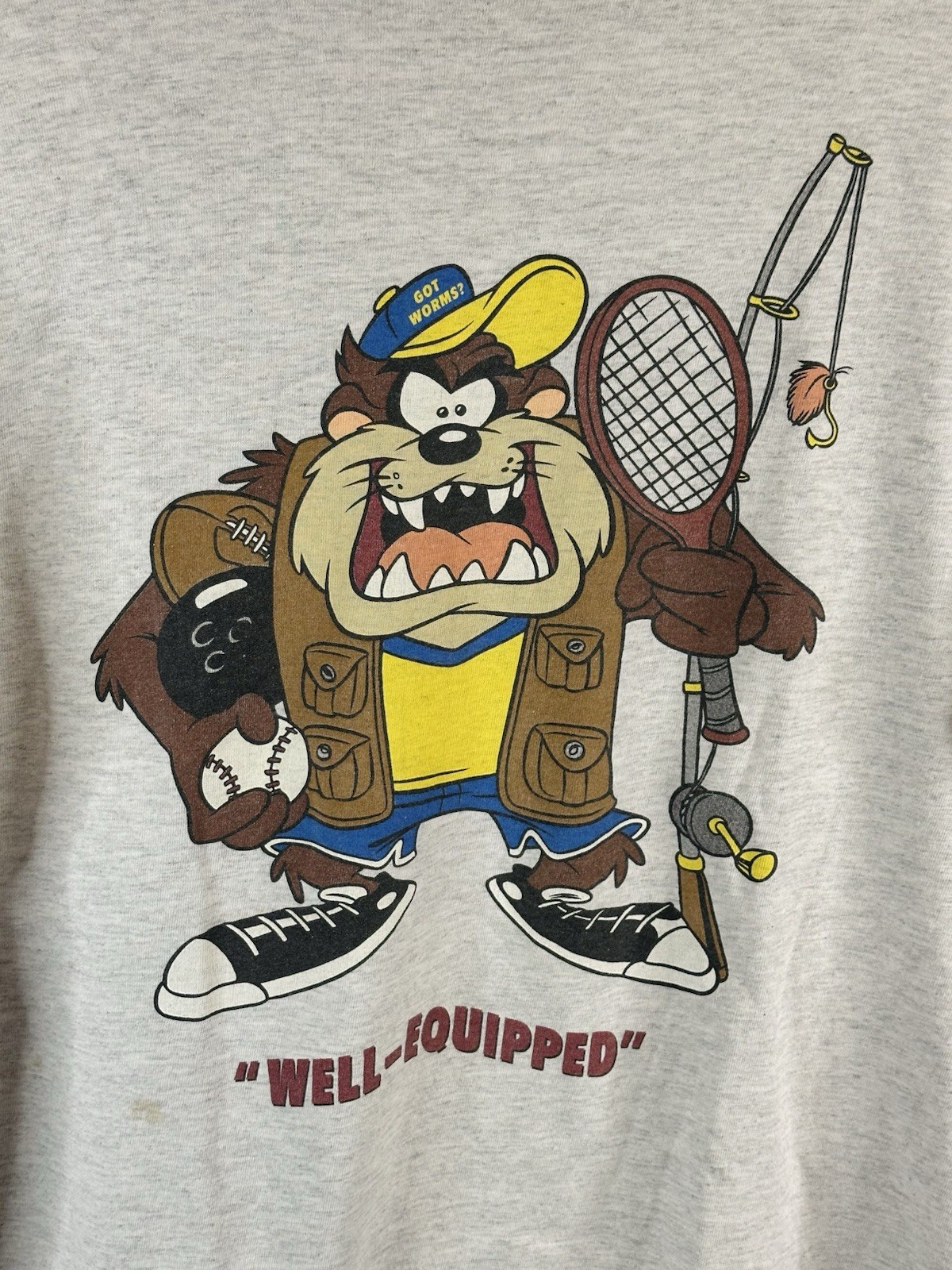 Vintage Taz Looney Tunes T-Shirt XL Warner Bros Studio Store 90s USA