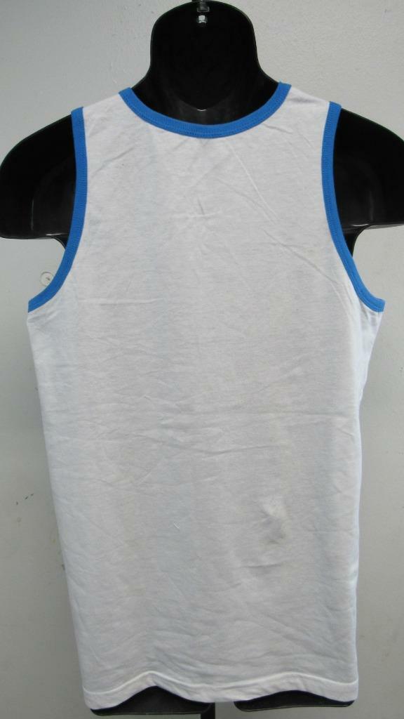 New Jaws Licensed Mens Size S Small White Tank Top Shirt
