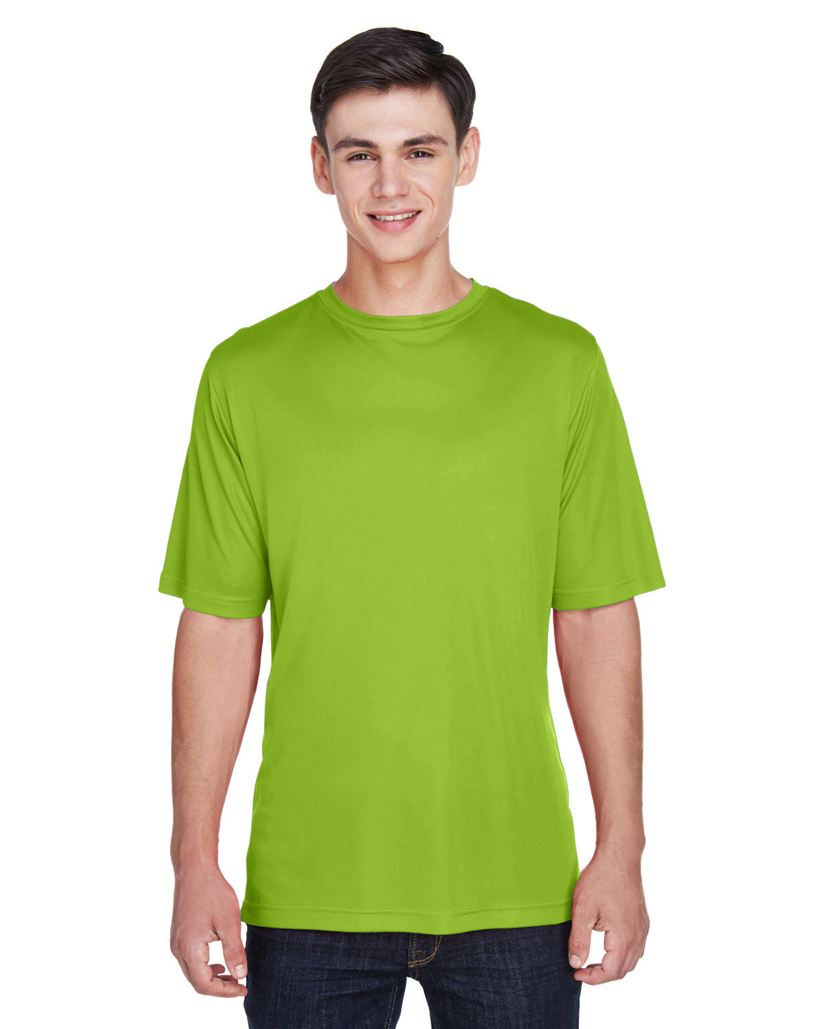 Team 365 TT11 Mens 100% Polyester Tee Zone Performance Stylish Plain T Shirt