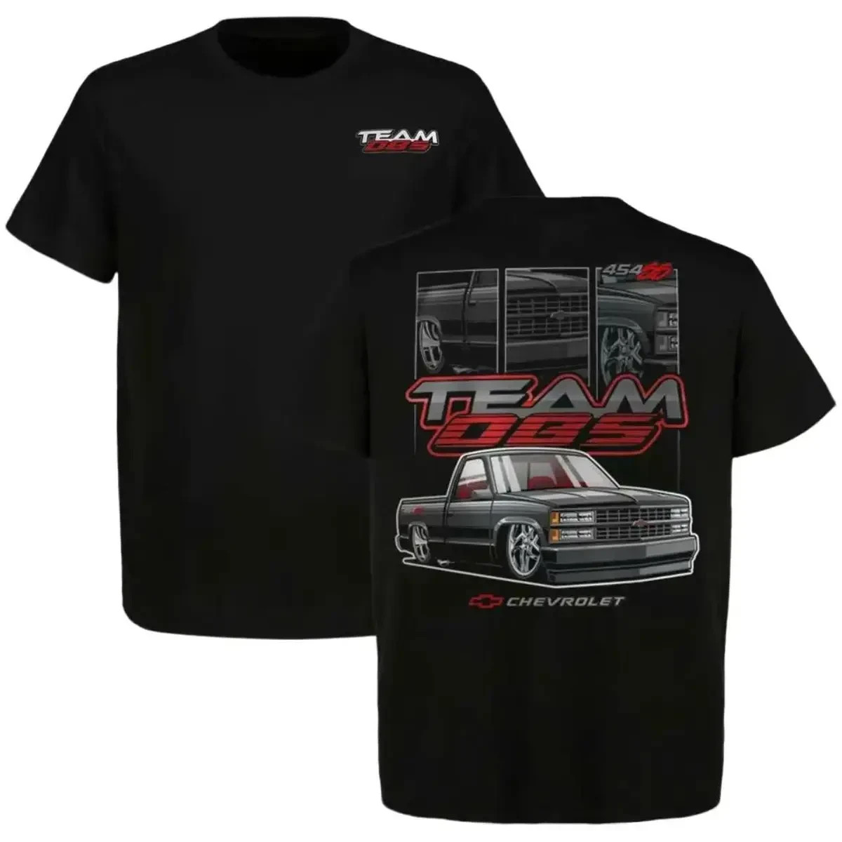 Chevrolet OBS Low Pickup Truck Graphic T-Shirt, Car Themed Apparel, Unisex Short